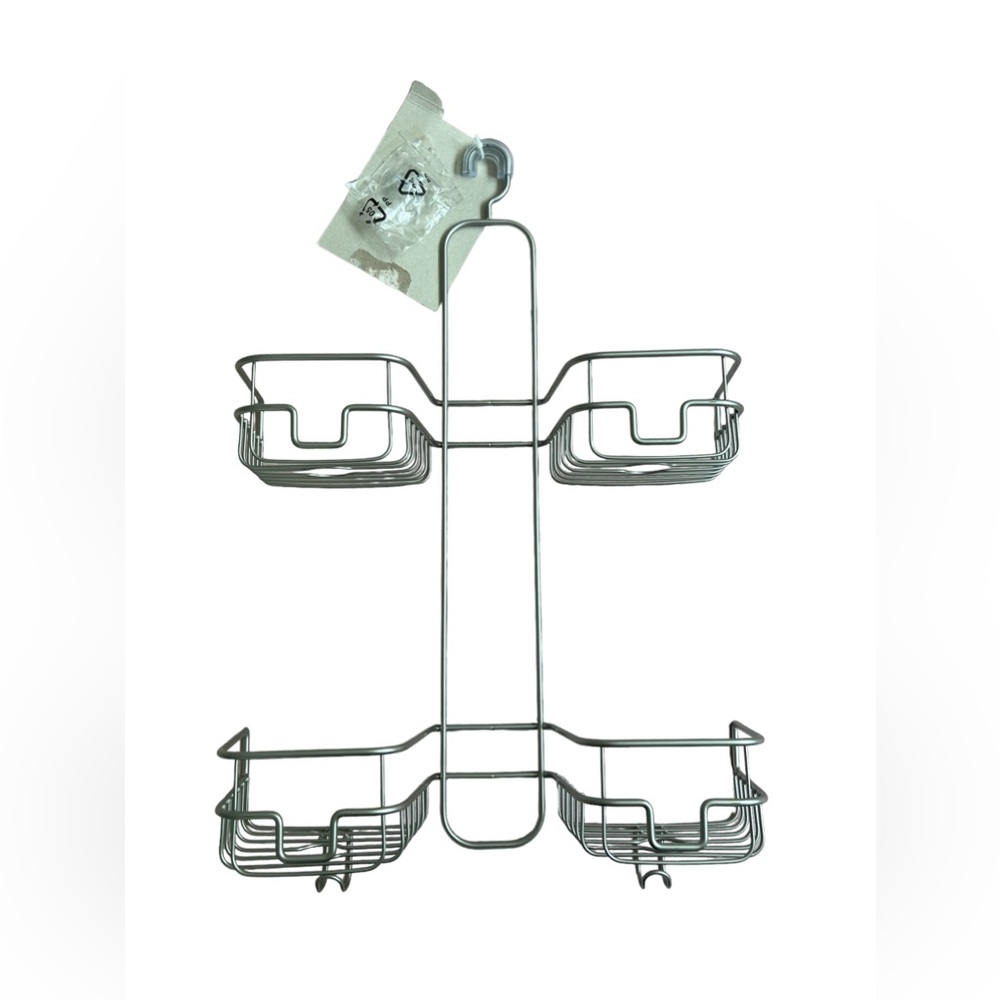 Silver Wired Shower Organizer